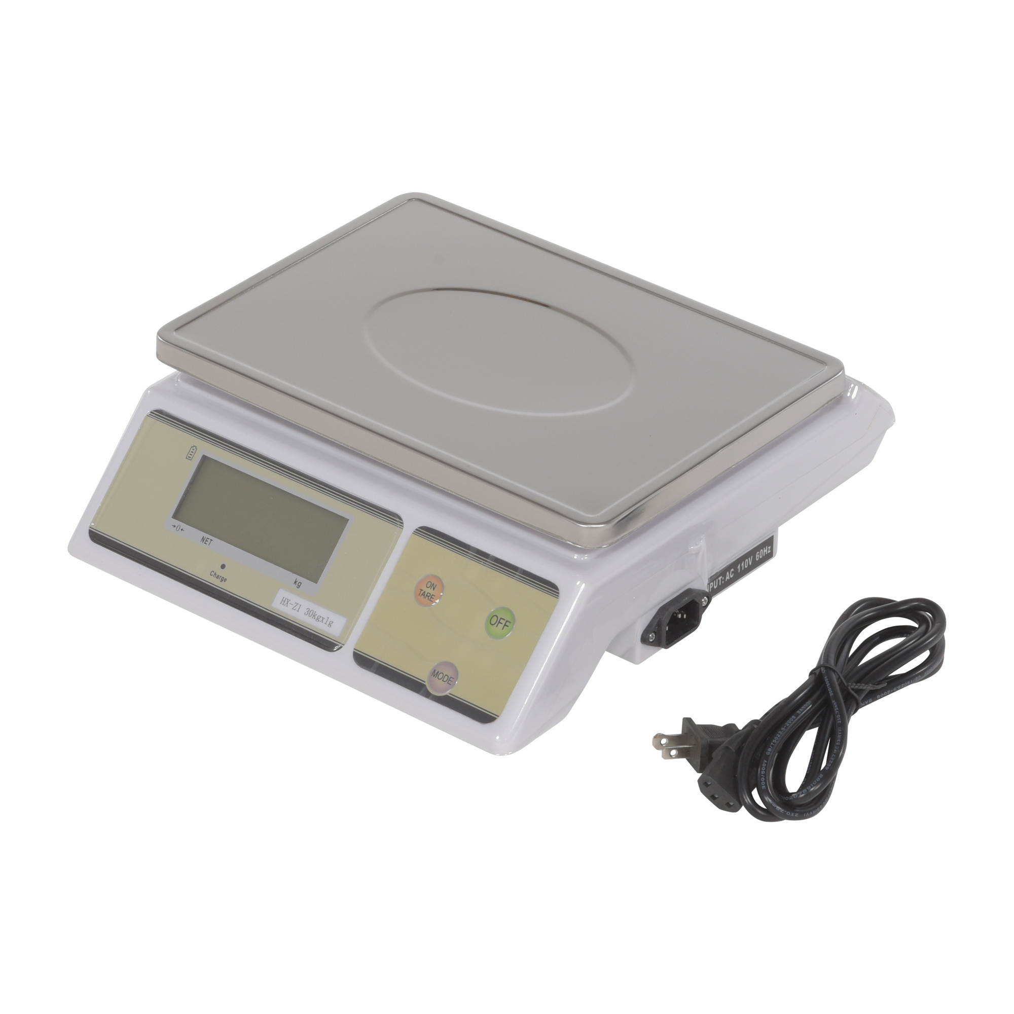 Vestil Aluminum Stainless Steel Parts Scale - 66-Lb. Capacity, 8in. x 11in. Platform, Model# BDSC-66